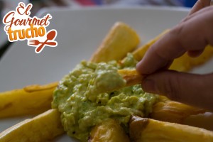 yuca frita en detalle