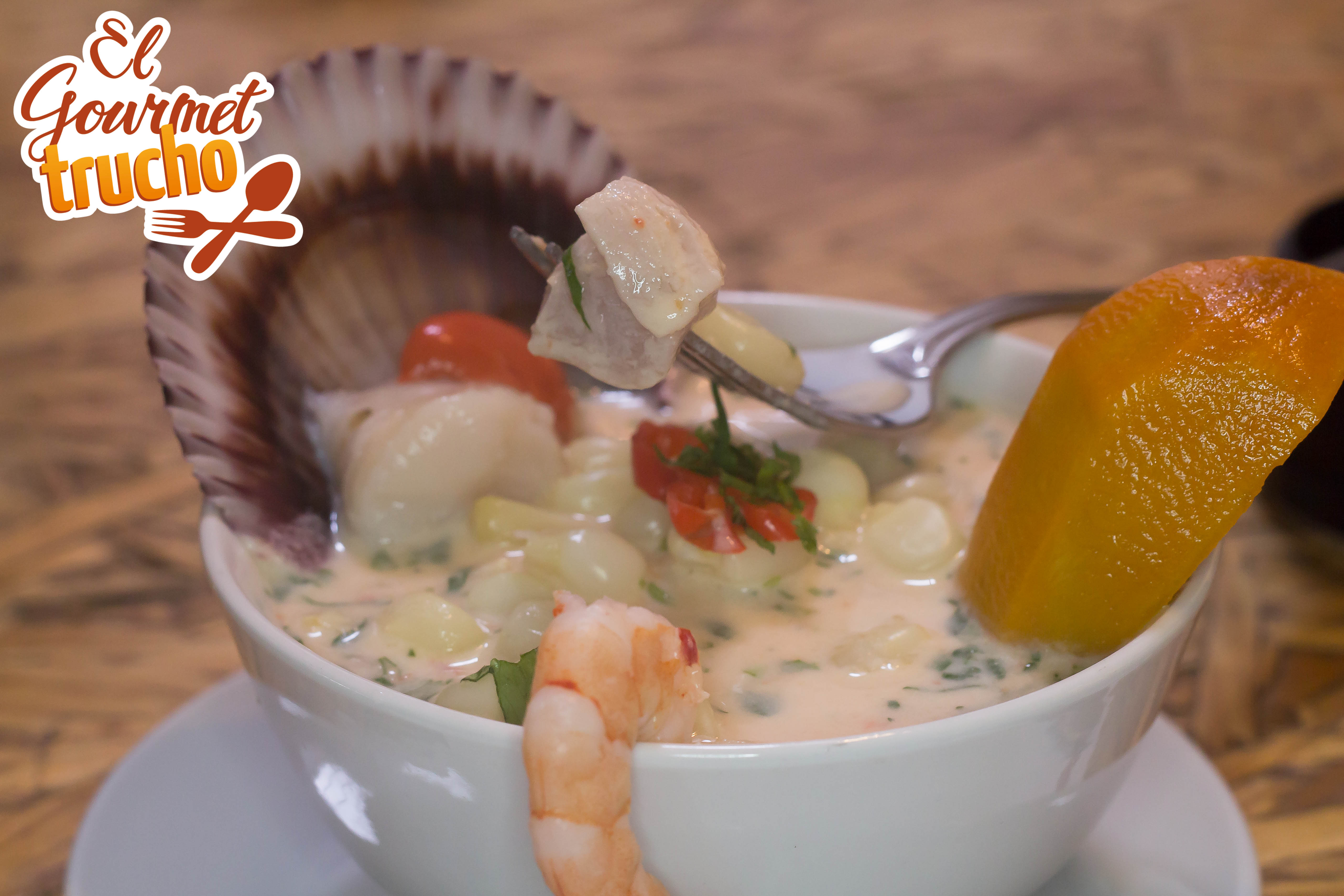 Leche de tigre en detalle