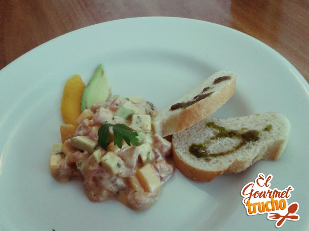 la entrada de bonito